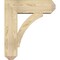 Ekena Millwork Thorton Craftsman Rough Sawn Bracket w/ Offset Brace, Douglas Fir, 8"W x 24"D x 28"H BKT0806X24X28THR04RDF - alternate 2